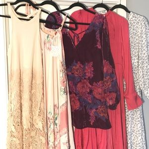 Free People XS/S dresses maxi feminine floral boho